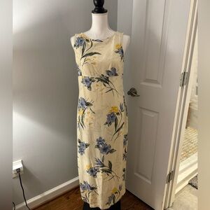 CARIBBEAN JOE off white/blue/yellow Maxi Dress - S